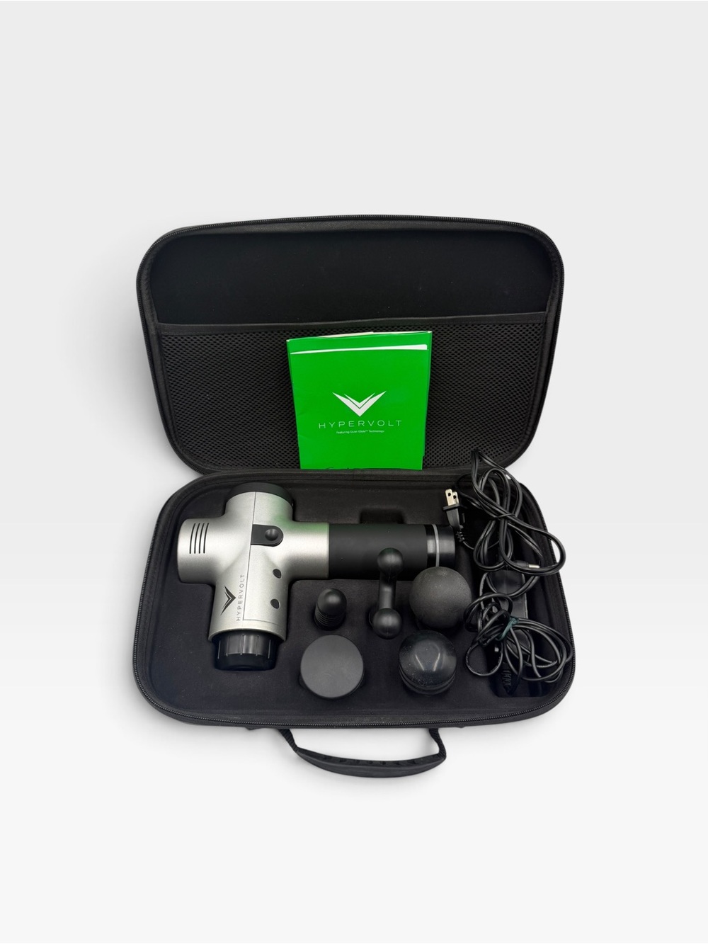 Hyperice Hypervolt Rechargeable Massage Gun 5 Heads Case Charger